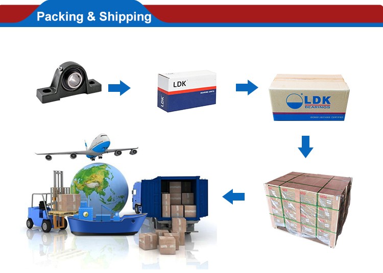 High quality light duty SB206 insert ball bearing