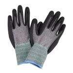 Construction Safety Cotton Knitted Red Rubber Palm Latex Coated Working Hand