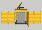 13M2 Frame Box Shipping Container Equipment 20GP IP54