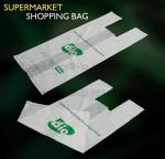 Cornstarch 100% Biodegradable Compostable Shopping Bag On Roll, Compostable 100%