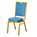 Tube Thickness 0.8-1.2 Mm High Back Steel Metal Fabric Upholstered Banquet Hotel