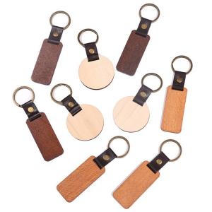 Wholesale Christmas Decorations Customized Color Wooden Keychain for Outdoor Festival Promotion from china suppliers