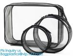 makeup pouch travel clear PVC toiletry bag, makeup PVC cosmetic bag with bubbles
