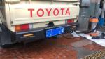 Toyota LC79 Rear Bumper with Tire Carrier Jerrycan Holder Winch Bull Bar Front
