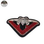 Beautiful Wasp 3D Embroidery Patches Durable Woven For Fashion Accessories