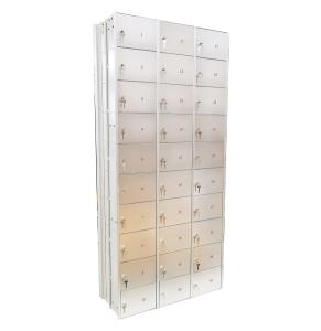 Wholesale H125mm 10mm Stainless Steel Metal Safe Locker With External Hinge from china suppliers