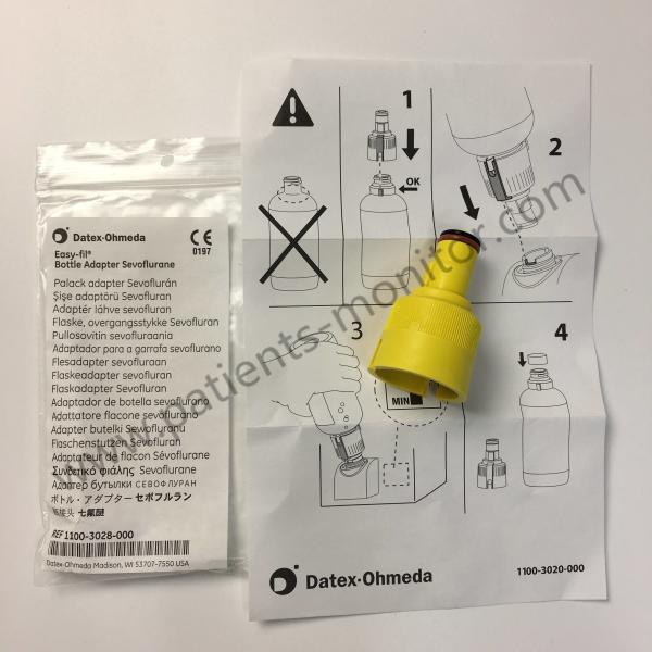 1100-3028-000 Patient Monitor Accessories GE Datex Ohmeda Easy-Fil™ Bottle