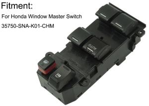 Wholesale Black Driver Side Power Window Switch Front Side 35750-SNA-K01 CHM 2014 from china suppliers