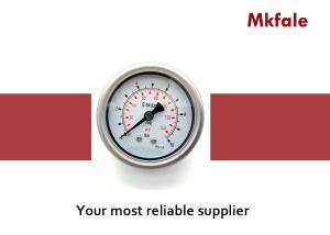 Wholesale 63B / L 2.5 Inch Liquid Filled Fuel Pressure Gauge Laser Welding With CE Certificate from china suppliers