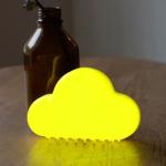 Battery-Powered Cute Silicone Lamp Cloud Night Light for Baby Kids ABS PC