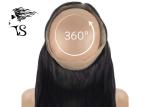 Straight 360 Lace Frontal Closure For African Black Women 100% Indian Remy Hair