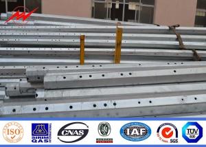 Wholesale 11.9m Height Spray Paint Galvanized Steel Poles For Transmission Equipment from china suppliers