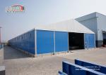 Solid Sidewall Warehouse Tent , Aluminum Structure Long Life Span Building