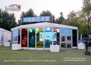 Wholesale Classroom 16m Wide Decagonal Round Tent With Glass Walls And Doors from china suppliers