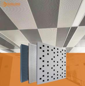 Wholesale Decorative Metal Ceiling Panel , Clip In Ceiling With Fireproof Nonwoven from china suppliers