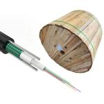 Bow Type Tight Buffer Structure Outdoor Aerial Armored GYXTW 12 Cores Fiber