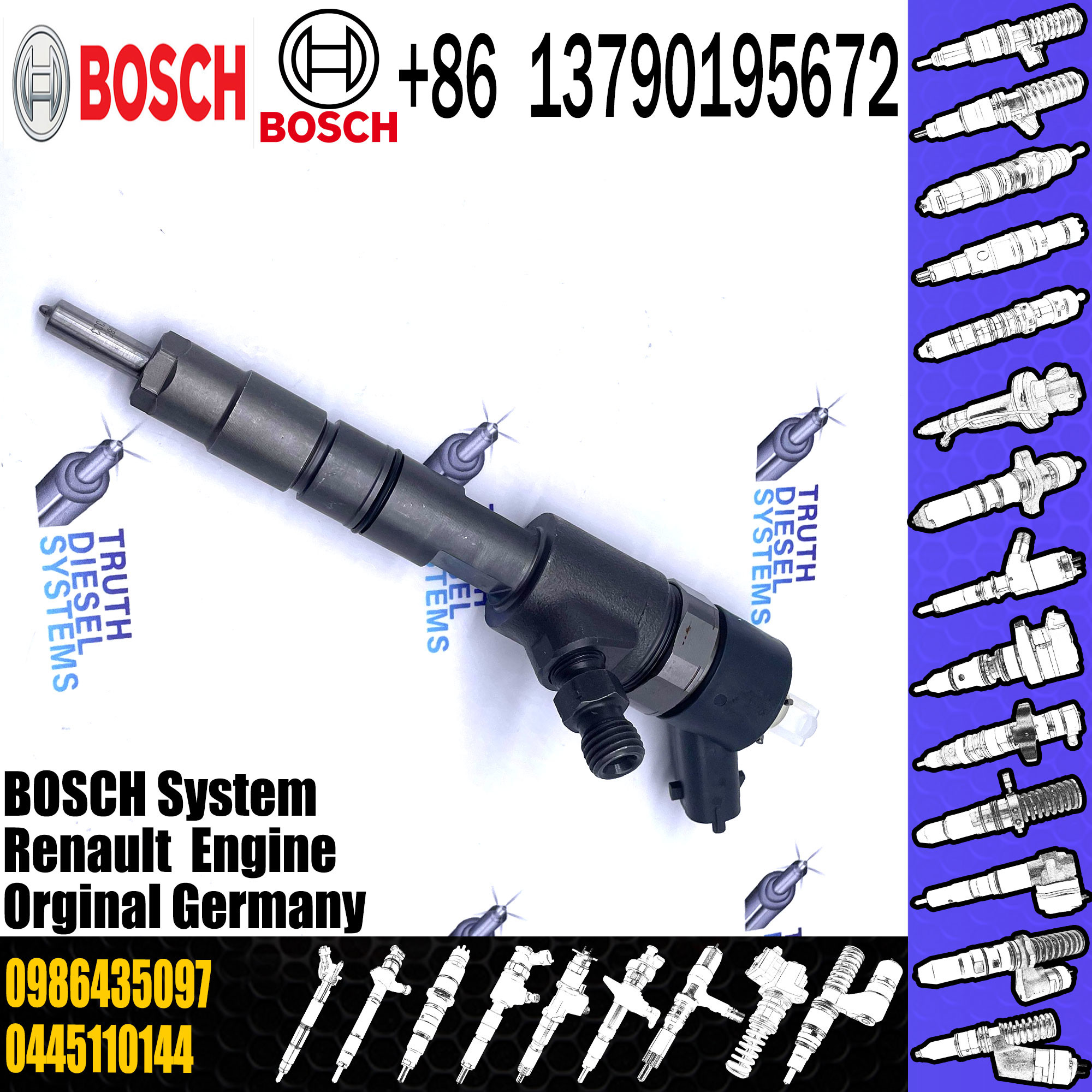 0445110144 Cheap Diesel Injectors 0 445 110 144 0445110145 0986435097Best Price Injection 0 445 110 145 for