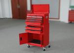 2 Doors Metal Professional Movable Tool Cabinets Combo 24 Inch With 6 Drawers