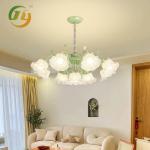 JYLIGHTING New Home Fan Lamp Cream Style Living Room Bedroom Electric Fan