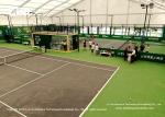 10m X 20m Sport Event Tents With Roof Lining Curtain Tempered Glass Walls