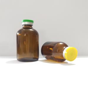 Wholesale Glass Base 100ml Bayonet Molded Antibiotic Bottles For Vials OEM / ODM from china suppliers