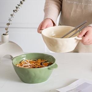 Wholesale 16 Pc Unbreakable Dish Set 8 Inch Noodle Bowl Dessert Salad Bowl Cute Ceramic Rice Bowls from china suppliers