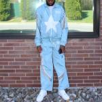 Silk Screen Printing Windbreaker Tracksuit Lightweight Training Joggers And