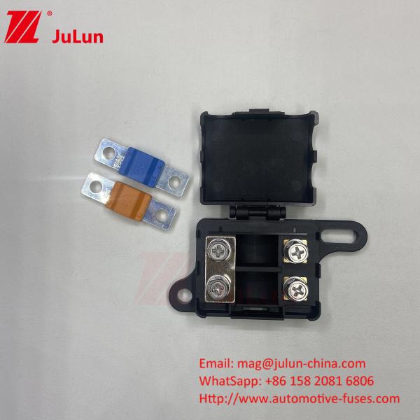 M5 Low Voltage Fuse Holder Stainless Steel Temperature Resistant Silicone Dust