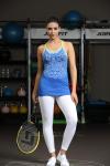 Vintage Inspired Tank Retro Cut Quick Dry Perfect For Tennis And Pilates