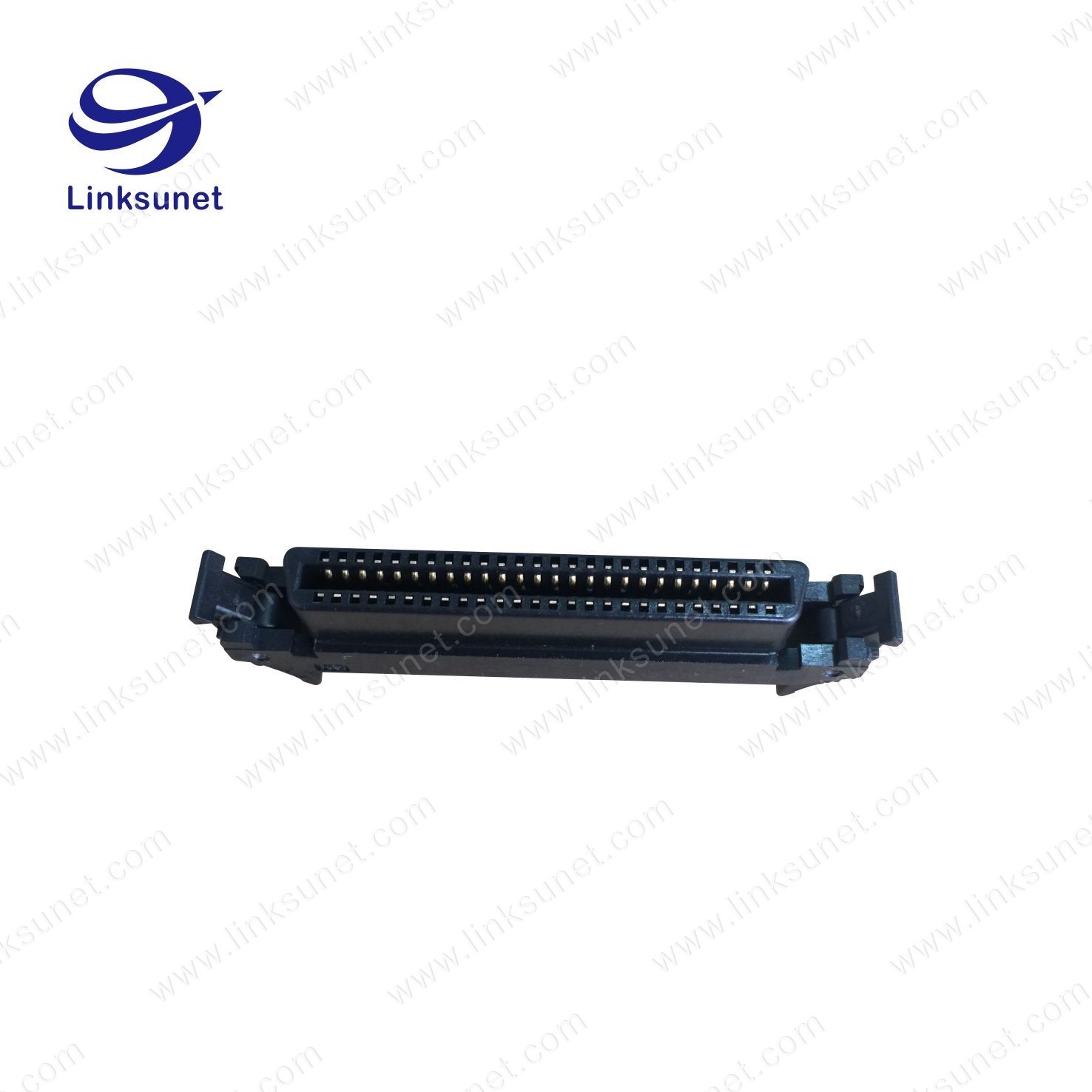 Hirose 52pin 1.27mm rows 2 black connectors Flat cable for automotive