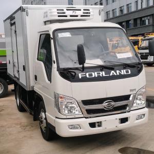 Wholesale 2 Ton Diesel Fuel FOTON FORLAND Cold Room Van Freezer Refrigerated Truck from china suppliers