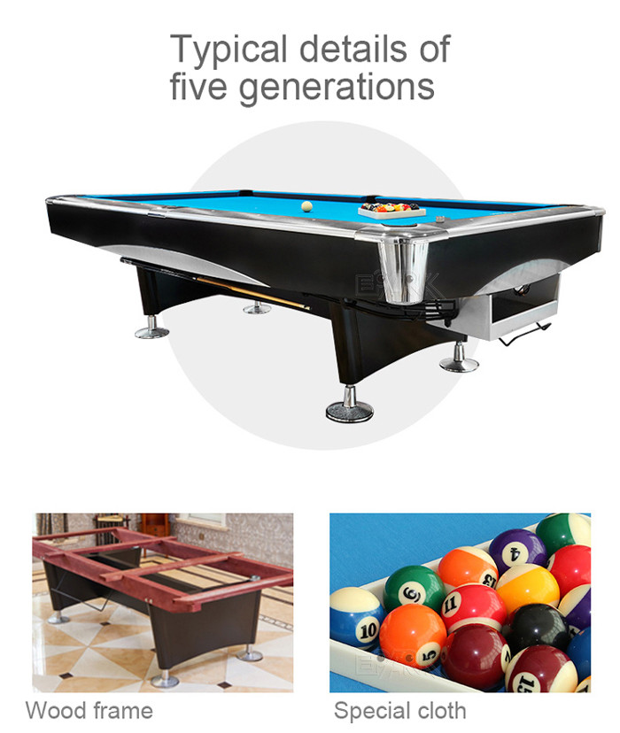 Indoor Outdoor Sports 9 Ball Pool Table Bar Billiards Fancy Game