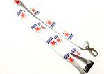 Heat Transfer Dye Sublimated Lanyards Full Color Printing Safety Break Metal
