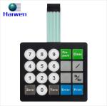 Flexi Cable PET Circuit Membrane Switch With Matte Embossed Button