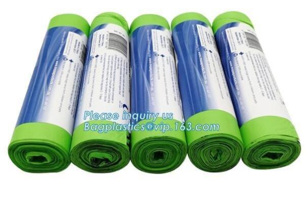 Kitchen Bath Bedroom Car Biodegradable & Compostable Transparent Poly Flat Bags