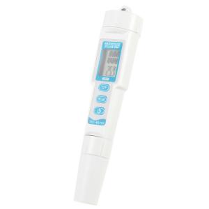 China 3 in 1 Multi-parameter Water PH Monitor Water Quality Tester Pen Type pH EC TEMP Meter on sale