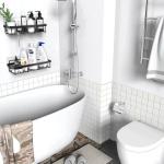 Home Farmhouse Wall Inside Organization and Storage Decor Accessories Shower
