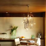 Creative Pendant Lamp Living Room Villa Gold Decor staircase chandelier Clark