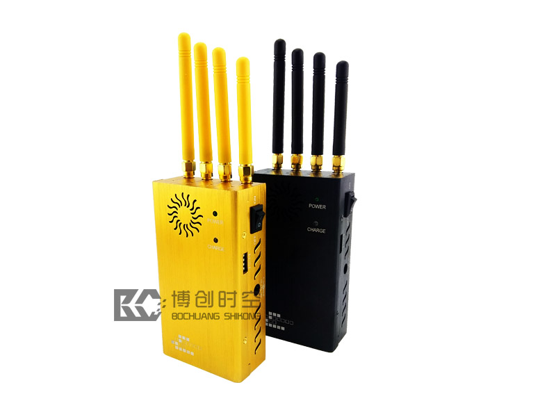 4 antennas, 10 W remote control signal jammer, 315MHz / 433MHz / 868mhz remote control signal blocker