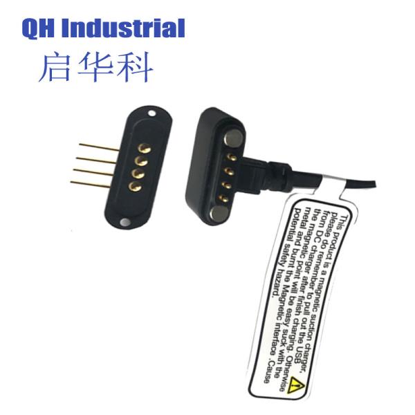4pin 2.54mm Pitch United Kingdom ISO RoHS REACH Battery Connector Magnetic Power