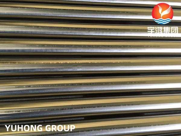 ASTM A213 TP321 TP304 Bright Annealed Stainless Steel Seamless Tube For Heat