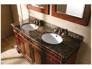 China Ogee Edge Granite Bathroom Countertops , Baltic Brown Granite Countertops on sale