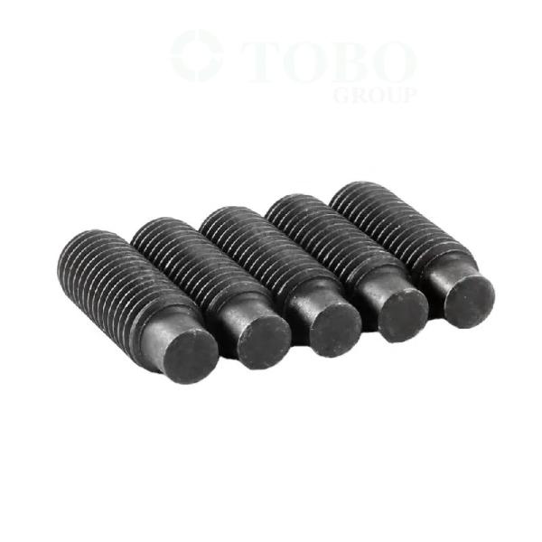 DIN915 Grade 12.9 Black Oxide 45H Alloy Steel Hex Socket Grub Screws With Dog