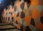 Colorful High Fiber PET Acoustic Panel , 1.22x2.42m Polyester Fiber Panel