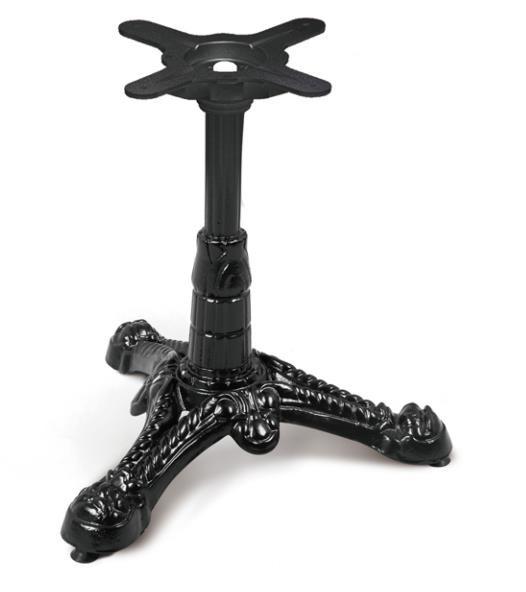 Bistro Table base Black Ornamental Iron Parts Table base Solid Cast Iron Table