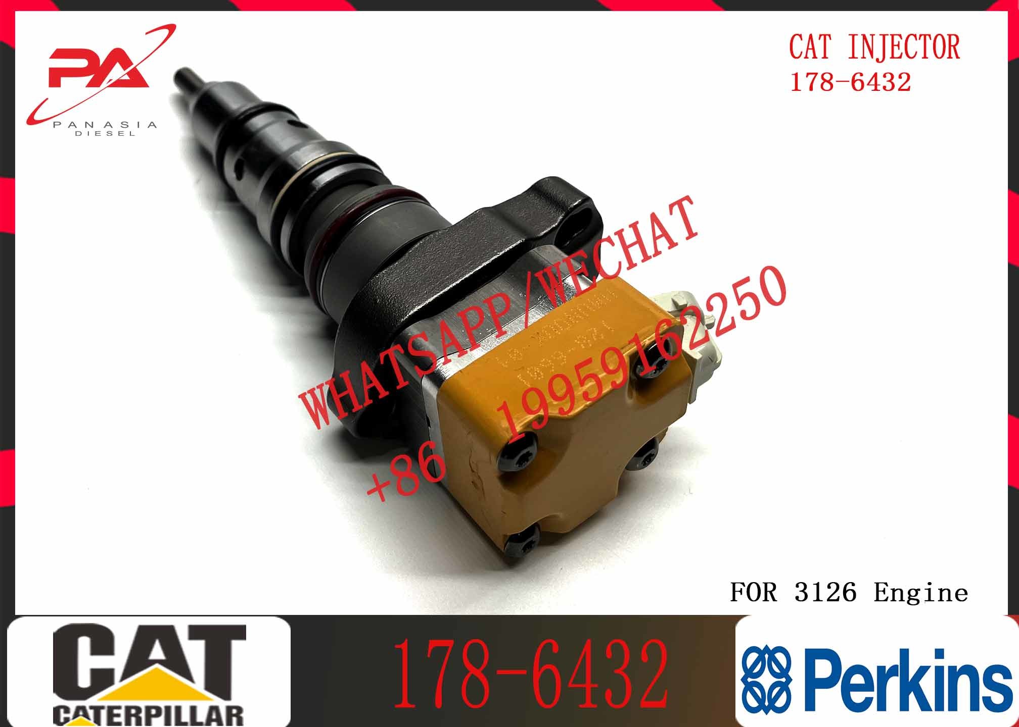 Common Rail Fuel Injector 178-6432 188-1320 198-6605 218-4109 222-5965 177-4754 10R-0782 128-6601 222-5966