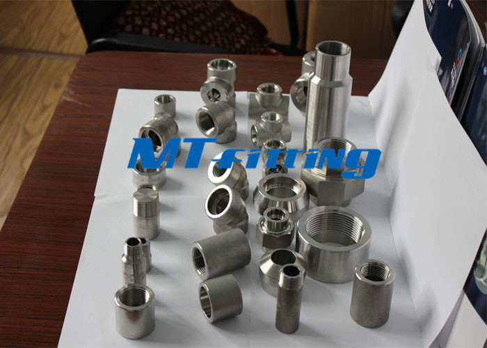 Forged High Pressure ASTM A312 F316 / 316L Stainless Steel Pipe Fittings 6000LBS