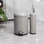 Customer Logo Stainless Steel Trash Bin Durable Pedal Bin Waste Bin Big Capacity