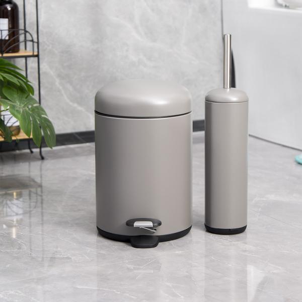 Customer Logo Stainless Steel Trash Bin Durable Pedal Bin Waste Bin Big Capacity