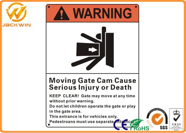 1mm / 2mm / 3mm Thick Aluminum Reflective Rectangular Road Signs for Safety